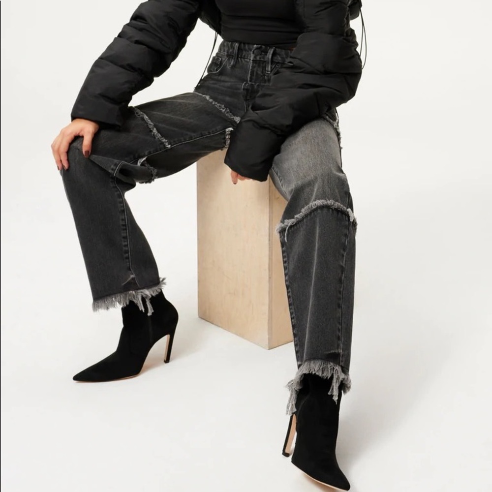 Good American good 90’s black jeans